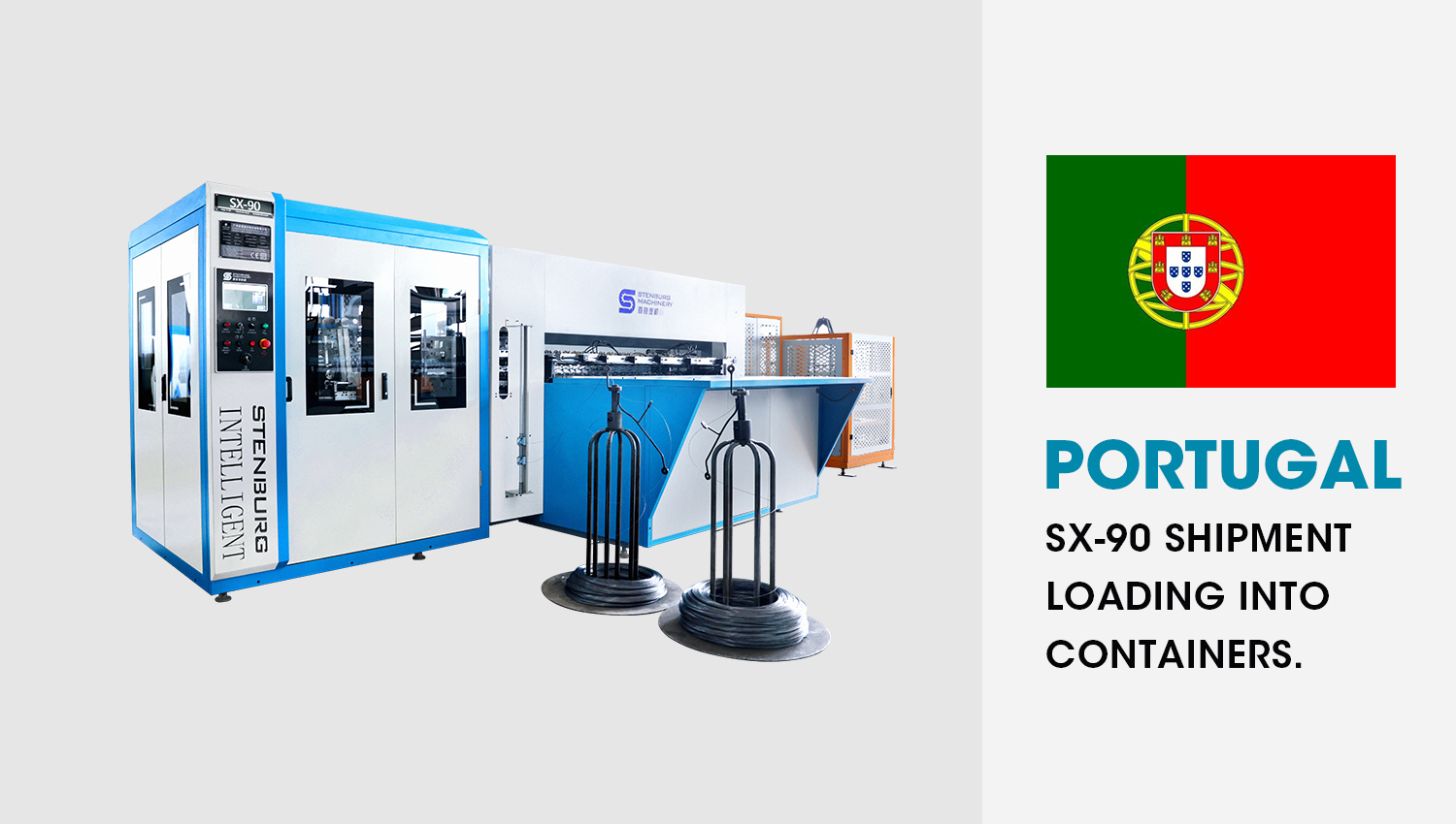 Precisa y eficiente, misión cumplida: la línea de transferencia de resortes Bonnell completamente automática para nuestro cliente portugués cargada y enviada con éxito