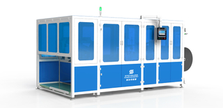 XDB-BS05-ZB Mango horizontal para colchón + Línea de producción automática de costura de etiquetas frontales