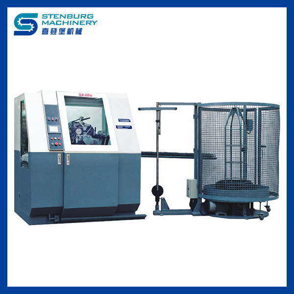 La máquina bobinadora CNC de resortes de doble cono para colchones se envía a clientes en el extranjero (Stenburg Mattress Machinery)
