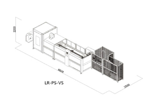 LR-PS-VS Máquina enrolladora de muelles ensacados