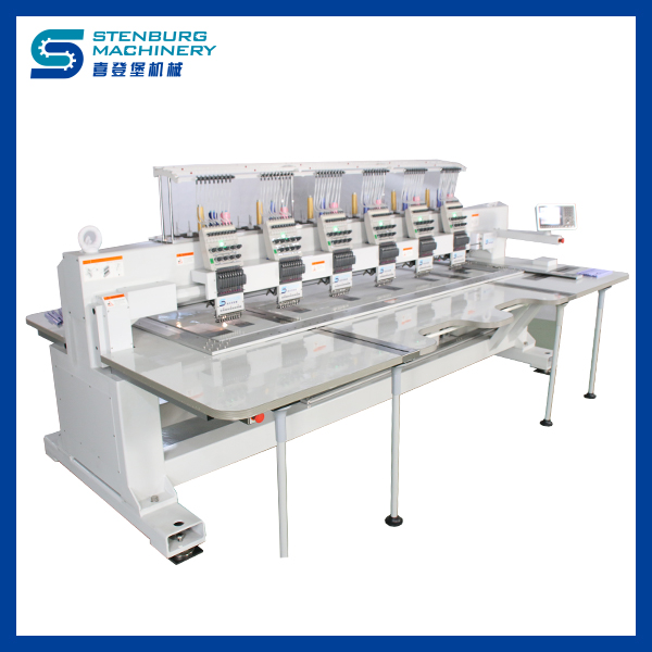 La máquina de bordar computarizada de marca registrada de colchones se envía a clientes en el extranjero (Stenburg Mattress Machinery)